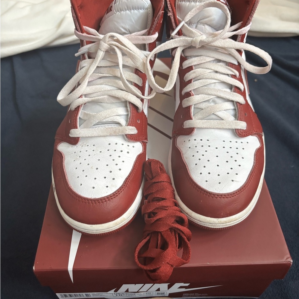 Nike Air Jordan 1 Retro Burgundy and White